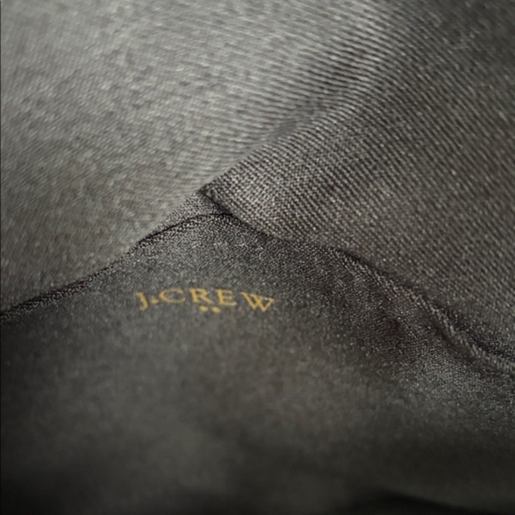 J.Crew Blue, Black & Tan Tweed Top Handle Tote Bag - Picture 5 of 6